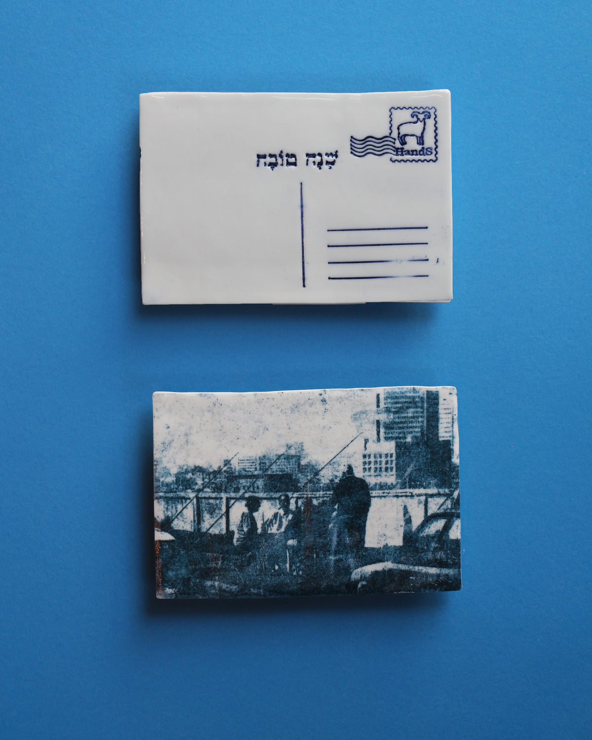 דייגים ברציף העליה השניה ביפו בול מזל טלה